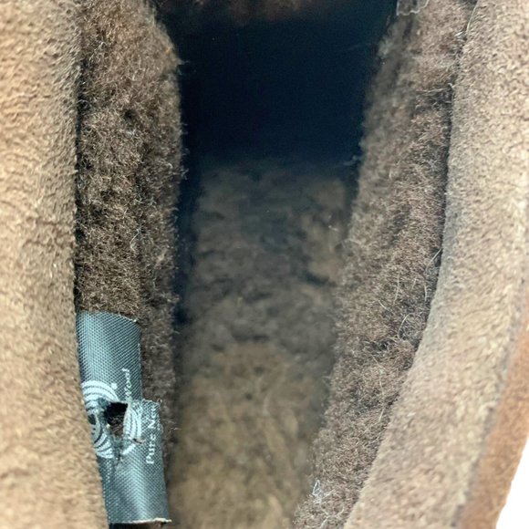 Original UGG Chocalate Shearling Wool Lined Lace Up Boots‎ - Picture 6 of 11